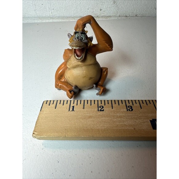 RARE Vtg 1990s King Louie Orangutan Monkey PVC Figure Disney Jungle Book figure - Picture 4 of 5